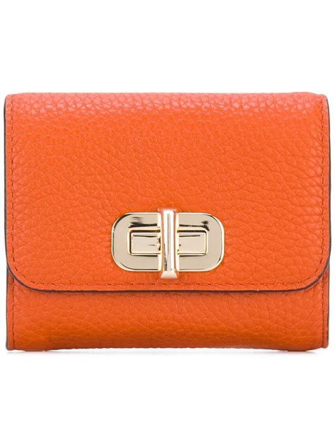 michael kors handbags orange|michael kors orange wallet.